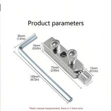 Broken Pipe Thread Extractor For 1/2-3/4-1inch DN15/20/25 Pipes Thread Removal Tool For Broken Threads In Faucets/Angle Valves - Multicolor - View 12