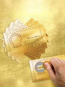 Bộ 38 thẻ cào vàng, thẻ dán cào tự làm, thẻ phiếu giảm giá, thích hợp làm thiệp sinh nhật, thiệp cưới, quà tặng vé xem hòa nhạc - Thẻ quà tặng cho bố, mẹ, quý bà và quý ông, thích hợp cho các lễ hội, đám cưới, sinh nhật, đồ dùng tiệc tùng, thiệp mời và họp mặt đám cưới, quà tặng Ngày của Mẹ, quà tặng, tiệc cưới, Giáng sinh và các dịp khác. - Vàng - Xem 3