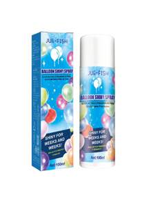 Jue-Fish Spray aerosol de 100ml, proporciona un acabado brillante y duradero a la superficie del globo sin oxidación ni decoloración, mejorando la atmósfera de la fiesta. Adecuado para varios tipos de globos, incluyendo látex, lámina y globos de helio, aplicable en ocasiones como fiestas de cumpleaños, bodas, eventos corporativos, etc.