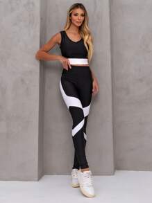 Conjunto Esportivo Fitness Feminina Com Recorte Blogueirinha
