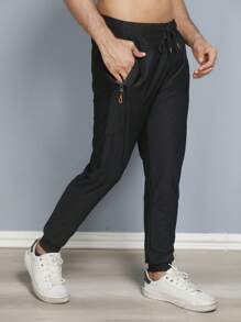 Calça importado masculino poliamida Seda gelada academia elastano casual secagem rápida