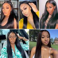 Brazilian Straight Hair Bundles 8-26 Inch Human Hair Bundles 1 Single Bundle Unprocessed Virgin Weave Bundles Human Hair Raw Remy Hair Bundles Natural Black Color