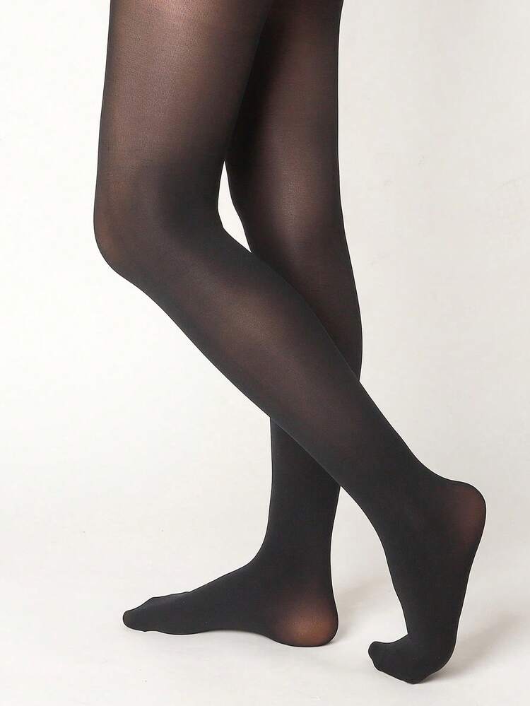 2双/1双多色组合亲肤紧身打底袜，简约百搭，适合春秋季节 - 彩色 - 查看 10