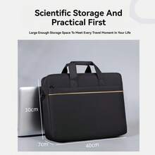 15 Inch Waterproof Laptop PC Shoulder Bag Carrying Soft Notebook Case Cover UK(Black) - Black - View 9