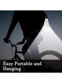 1/2pcs Solar Powered Hanging Lights, Outdoor Lighting, Solar Powered, No Wiring, No Electricity Cost, Automatically Lighting From Dusk To Dawn, Solar Powered Ceiling Lights, Suitable For Barn, Yard, Gazebo, Chicken Coop, Tent