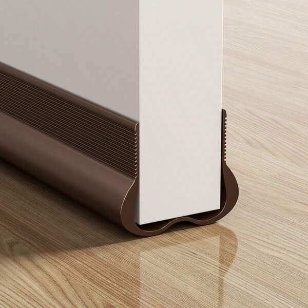 Mute Noise Reduction Door Seam Door Bottom Sealing Strip Door Gap Windshield Bar Clamp PVC Door Bottom Sealing Strip Air Conditioning Room Bedroom Door Bottom Windproof Strip 93cm