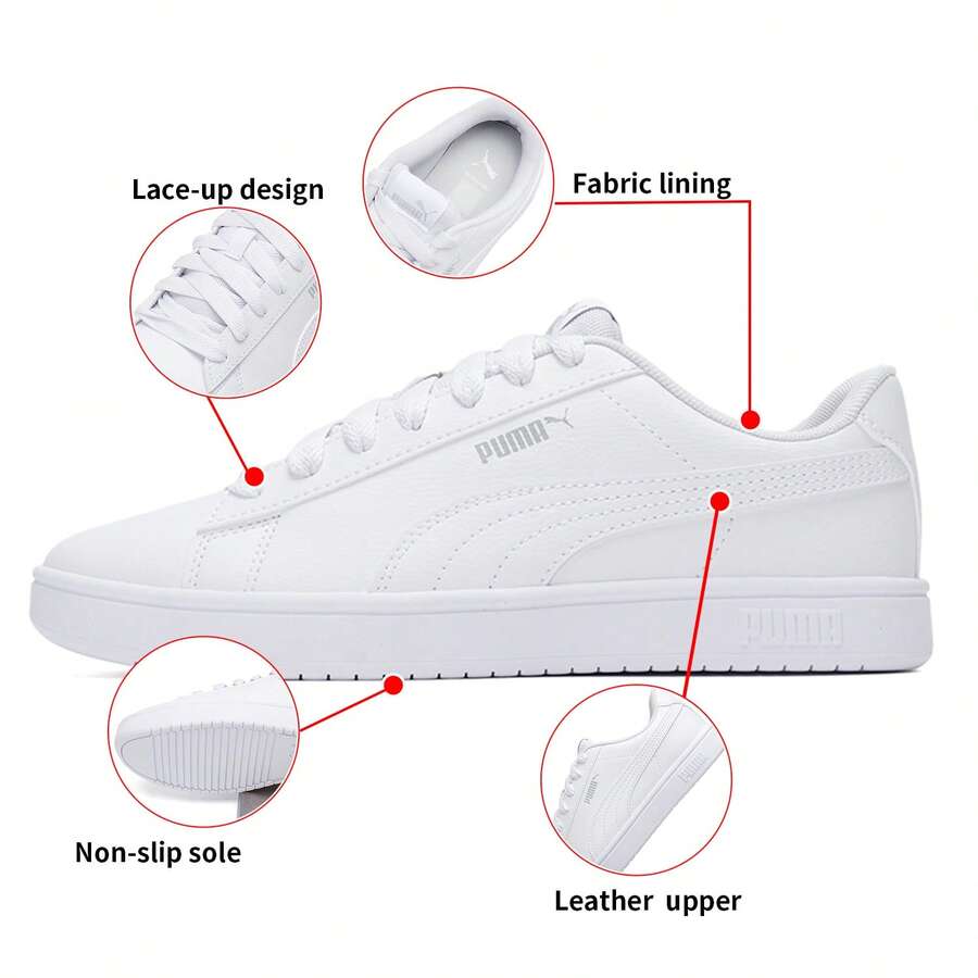 Puma 男鞋女鞋休閒鞋Rickie Classic輕便舒適透氣低筒板鞋394251-04