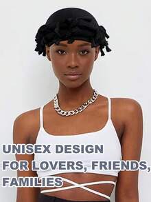 Satin Lining Turban With Tassels For Women Halloween - Turban Hat - View 6