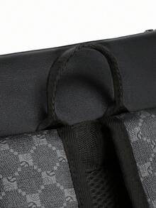 ceionkeust Men's Fashion Backpack, Casual Dual-Shoulder Backpack, Korean Hiking Travel Bag, Sports Bag With Zipper, , Large Capacity, Travel Laptop Bag, Gift For Men School Backpack Fashion Men's Bags Water Repellent - Black - View 11