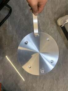 1块德国电磁炉导热板，砂锅防烫，适用于燃气灶、电磁炉、摩卡壶、小奶壶、不锈钢锅、陶瓷砂锅。快速解冻肉类产品，火力集中，防滑，厨房家用，节能 - 7.9inch - 查看 14