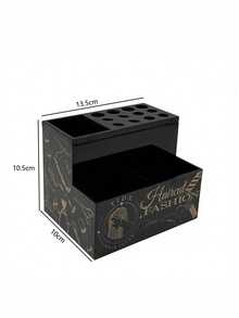 Barber Scissor Rack - Plastic Barber Shop Tool Organizer For Scissors And Tools, Professional Hair Salon 6 Grid Scissors Storage Box, Scissors Holder, Storage Box Barber Tool Holder, Barber Scissors Storage Box, Removable Lining, Non-Slip Bottom (Black, White), Back To School, Travel Holiday Essentials, Hair Accessories For Women, Slick Back Brush, Hair Dryer, Hair, Barber, Hair Tools, Hair Products, Hair Dryer, Hair Brush, Barber, Hairdressing Equipment, Hairstyle, Hairdressing, Barber Accessories, Barbershop, Hairdressing Equipment - Multicolor - View 10