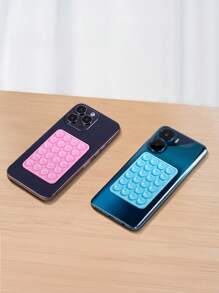 1 pièce Support de téléphone en silicone avec ventouse - support adhésif pour smartphone sans les mains, pour mur et verre