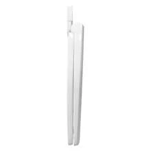 Plastic Round Slow-Close Toilet Seat In White