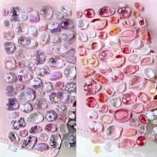 1pc 3D Cartoon Animal Waterproof Transparent Crystal Decorative Sticker, Can Decorate Stationery, DIY Phone Cases, Laptops,School Supplies,Back To School