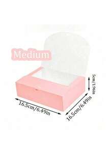 10个装迷你粉色礼盒，伴郎邀请礼盒，奢华粉色丝带婚礼礼盒，生日礼盒，派对礼盒，礼品盒，伴娘礼盒，毕业礼物，情人节礼盒