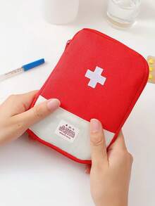 Travel Home Portable Small Medicine Bag With The Small Medicine Bag Small Storage Bag Medicine Convenient Package Organizer With Mesh Grid Large Capacity Purse Large Dual-Zipper Toiletry Bag With Multiple Compartments For Women/Men Short Distance Travel Toiletries Bag Travel Essentials Storage Bag For Back To School Waterproof Storage Bag - Multicolor - View 8