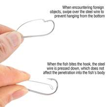 10Pcs Weedless Wacky Rig Hooks - High Carbon Steel Sharp Barbed Fishhooks With Wire Guard For Soft Bait Fishing Tackle