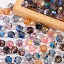 60 Peças de Contas de Vidro Brilhantes Coloridas Prateadas, Pulseira Feita à Mão DIY, Colar, Jóias, Acessórios de Cabelo, Encantos de Bolsa/Telefone