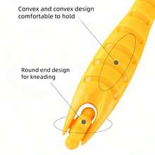 1pc Multi Functional Four Claw Massager With Roller, Which Can Massage Face, Back Of Hand, Feet, Thin Face And Whole Body With Four-Wheel Ball, Suitable For Use After Exercise (Random Color) - Multicolor - View 8