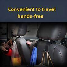 1/4/8pcs Car Seat Back Hooks, Car Storage Hooks, Universal Car Seat Back Multi-Functional Hook, Car Headrest Hooks, Car Seat Hanger Back Seat, Universal Car Interior Accessories For Car Hanging Clothes, Wallets, Handbags, Baby Bags, Shopping Bags, Plastic Bags, Umbrellas