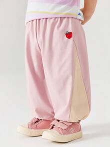 mini bala Boys' Baby Pants Summer Cool Sunscreen Lightweight Breathable Baby Mosquito-Proof Long Pants - Rubber Powder - View 2