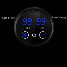 1 Set Vibrating LCD Display Massage Gun With 99 Levels Adjustment, Unisex, Includes Storage Case, Relaxes Muscles And Fascia Gym Accessories - Black - View 4