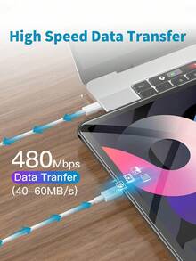 D8 USB C 转 USB C 数据线，(1 米和 2 米)USB 2.0 C 型充电器数据线 3A 快速充电兼容 16/16pro/15/15 Pro Max/Air 2023/iPad Pro 2023、iPad Air 5、Galaxy S23 S23+ S23 Ultra S22 S22+ S22 Ultra S21/ S21+/ S21 Ultra S20/ S20+/ S20 Ultra Note 20/ Note 20 Ultra Note 10/ Note 10 Plus A90 A80 A72 A71 A70。 - 白色 - 查看 5