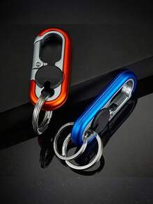 [This Metal Alloy Car Key Chain] Upgrade Your Style With This High-Grade Metal Alloy Car Key Chain - Perfect For Men's Waist Hanging! - Multicolor - View 11