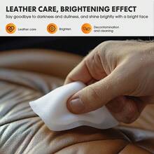 20 片装 Carsun 汽车内饰清洁湿巾 - 适用于去除皮革、铬和污渍，无残留，干净的汽车湿巾