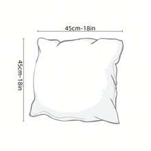 4 piezas/1 pieza Funda de almohada con elegante estampado de lirio del valle, decoración del hogar | 45 x 45 cm | Cierre con cremallera | Tela suave y cómoda - , resistente a la decoloración, lavado a mano, adecuada para la decoración moderna de la sala de estar y el dormitorio, jardín, coche, decoración del hogar. Sin relleno de almohada