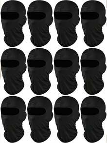 Multi-Pack Unisex Solid Color Ski Mask, Balaclava Neck Warmer, Suitable For Daily Use, Outdoor Travel, Hiking, Skiing, Cycling - Multicolor - View 11