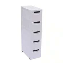 Futchoy 5 Tiers Bedroom Corner Storage Organizer Case 5-Layer Storage Cabinet White - trắng - Xem 6