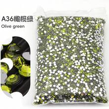 Wholesale Flatback Silver Bottom Resin Cтразы Non Hotfix Rhinestones In Big Package Glitter Crystals And Strass