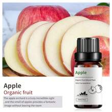 1 pezzo Olio essenziale ai frutti da 10ml/0,33 fl.oz, con aroma di frutto della passione, lampone, mango, anguria, ciliegia, lime, mela, cocco, fragola, fragrante, utilizzato per il benessere