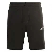Reebok Men's Sports Shorts Easy To Match Elastic Waist Breathable Gym Daily Outdoor HI0584 - 黑色 - 查看 5