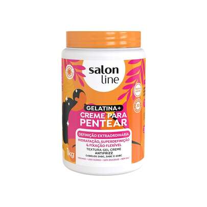 Salon Line Creme Para Pentear Definição Extraordinária 1kg