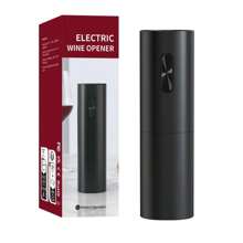 Electric Wine Bottle Opener, Ideal For Parties And Wine Lovers - Kitchen Accessories Gift, Easy Wine Opener And Storage, Battery Operated (Batteries Not Included). Available In Set And Single Unit, Set Includes Opener, Foil Cutter, And Storage Base.