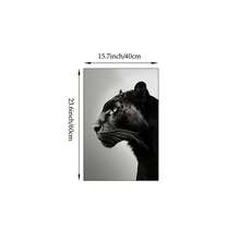 1/2pcs And Leopard Portrait Wall Art Picture Black And White Prints Canvas Paintings Animal Posters Minimalist, Contemporary Modernt Decor For Bedroom, Living Room, Or Office,Dorm Room Decor Gift For Him Unframed - Multicolor - View 8