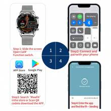 LIGE LIGE Luxury Brand Smart Watch Men Steel Band Fitness Watch Heart Rate Blood Oxygen Monitoring Watch