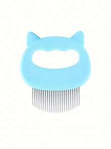 1 件装宠物美容刷，温和按摩和脱毛刷，塑料材质，用于猫咪美容和脱毛，猫刷，宠物长/短毛用品，宠物脱毛梳，返校、旅行度假必需品，女士发饰 - 彩色 - 查看 10