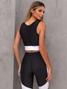 Conjunto Esportivo Fitness Feminina Com Recorte Blogueirinha