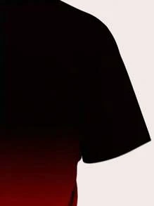 AICJ 2pcs/Set Men Casual Sleepwear Set, Crown & Playing Card Pattern T-Shirt Top With Pocket, Shorts Pants, Loungewear For Spring & Summer