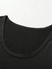 [Essential For Fitness] Men's Sleeveless Muscle Fitness Vest - Quick-Drying, Moisture-Wicking Polyester, Elastic White American-Style Vest, Suitable For The Gym And Outdoor Activities