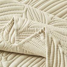 2/3 Piece Ultrasonic Embossed Bed Cover, Breathable, Durable Bedding Set,Including 1 Quilt, 1/2 Pillowcases, Machine Washable, All-Season, Room Decor, Bedroom Decor, Holiday, Easter - LightKhaki - B10 - Xem 7