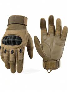 1 Pair Tactical Gloves Military Paintball Shooting Airsoft Antiskid  Mittens Outdoor Full Finger Sports Gloves Motorcycle Gloves