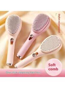 1 pièce Peigne à cheveux magique extensible, pour le nettoyage du cuir chevelu sans endommager les cheveux, brosse de massage capillaire portable, brosse de massage antistatic pour la maison, brosse de massage du cuir chevelu moelleuse, cadeau pour les amis et les aînés