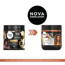 SOS Curl Activator Curls Arginine Reconstruction Salon Line 500g - Black - View 2