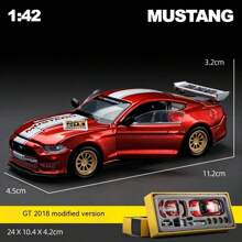 C C A 1 Stück 11,2 cm lang x 4,5 cm breit x 3,2 cm hoch Mustang GT Legierung Automodell Spielzeug, geeignet für Erwachsene Sammler Display und Geburtstagsgeschenk