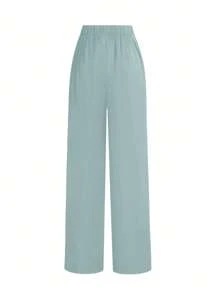 Nuevos pantalones de traje de mujer de cintura alta, pantalones casuales de oficina de sentido del diseño, de corte delgado, versátiles para ir al trabajo, vacaciones, regreso a la escuela, 4 de julio, se recomienda elegir un tamaño talla grande pequeño debido a la cintura suelta