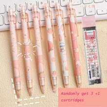 (1pc Mechanical Pencil +100pcs Lead Refills) Cute Automatic Pencil With Continuous Lead Highly Attractive For Drawing And Writing